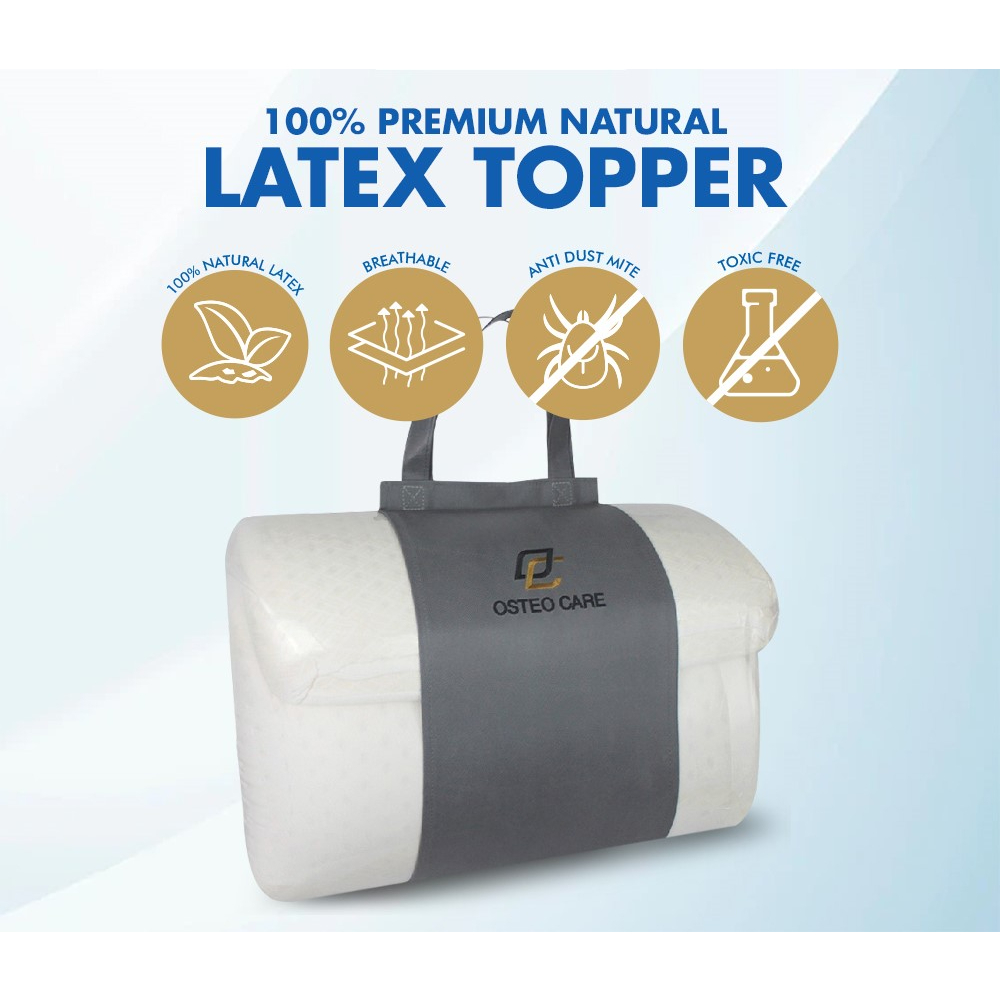 [SALES] OSTEO CARE 100 Natural Latex Topper King/Queen/Super Single