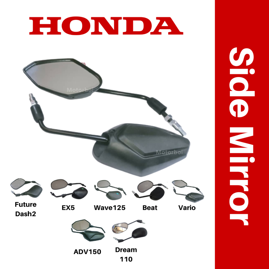 HONDA EX5 EX5D Dash2 Wave125 Dream110 Dream Side Mirror Cermin Moto ...