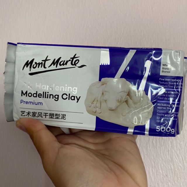 [READYSTOCK] Mont Marte Hardening Modelling Clay Premium 500g | Shopee ...