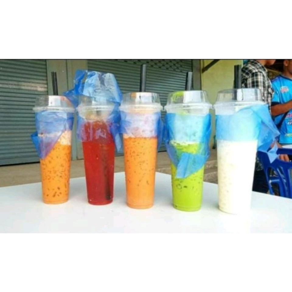 Cup Giraffe 50pcs Beserta Straw / Cawan Bobba / Cawan Ice Blended ...