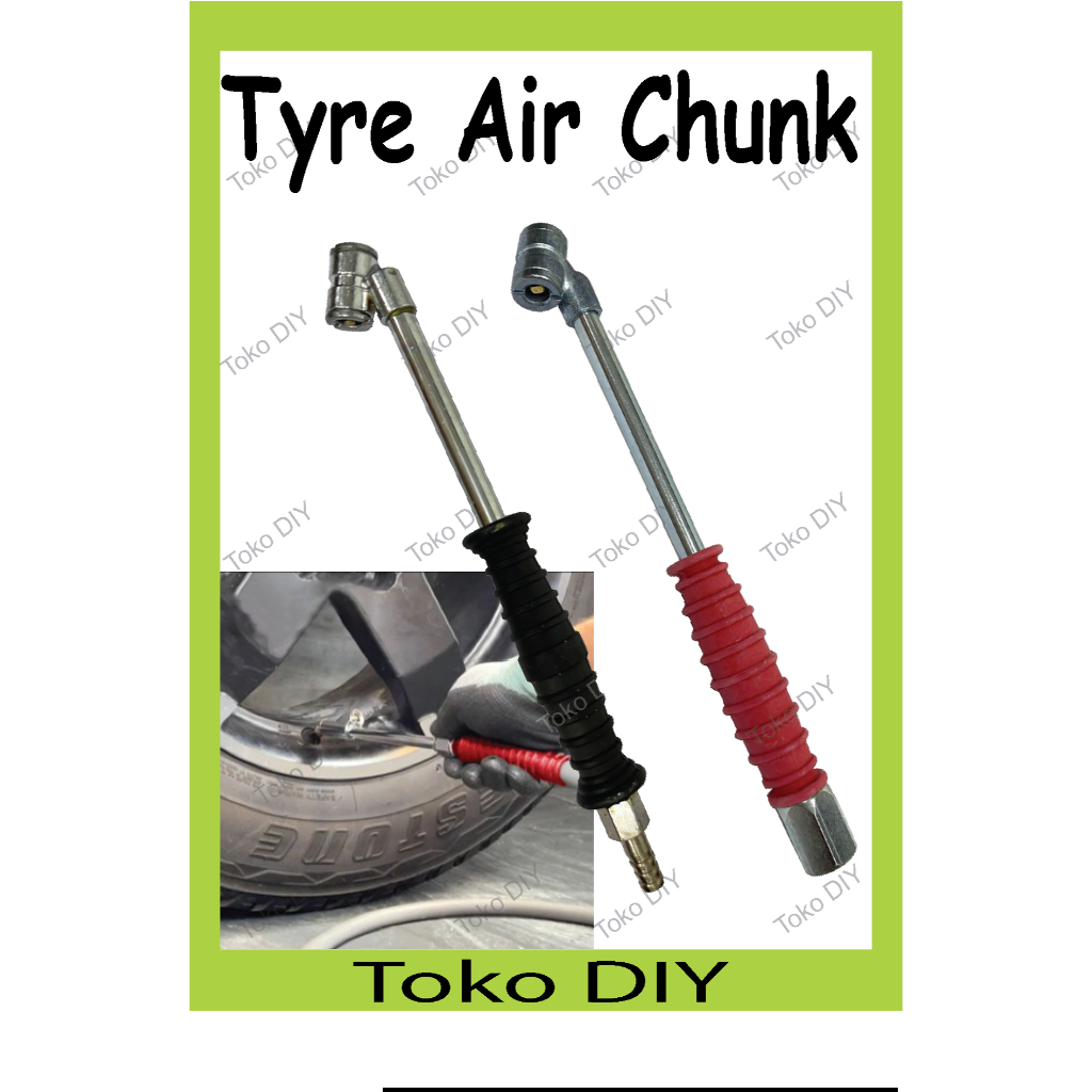 Tire Air Pump Nozzle Dual Head Tire Inflator Air Chuck Valve Tool