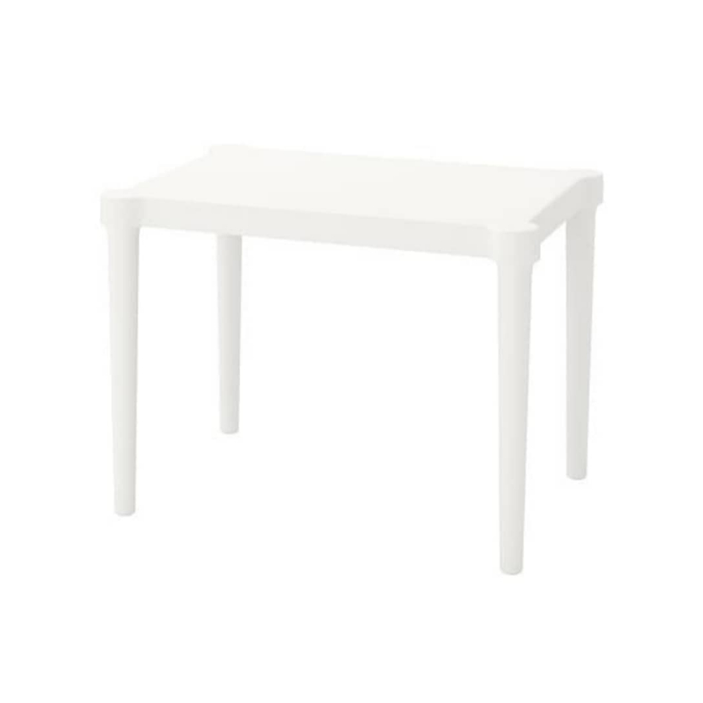 IKEA UTTER Children's table and chair , in/outdoor/white Shopee Malaysia