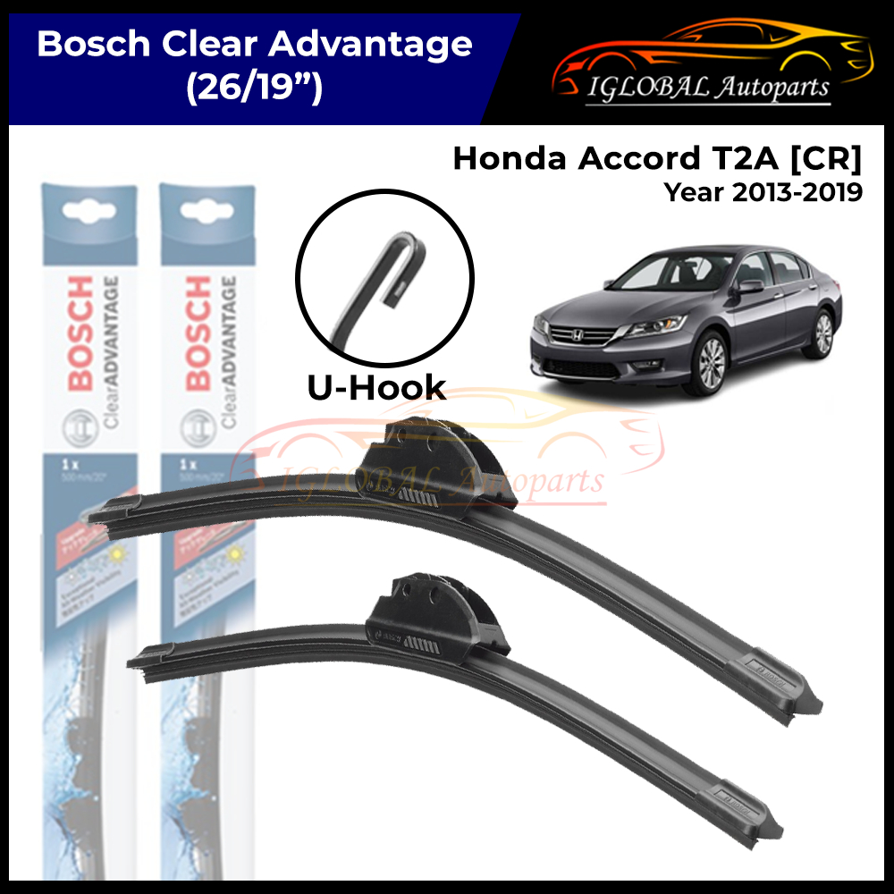 2018 Honda Accord Wiper Blade Size