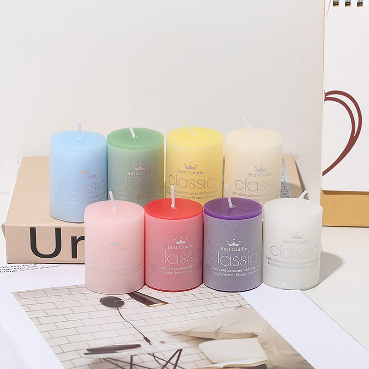 [Ready Stock] Colorful Scented Candles Smokeless Candle Home Deco Lilin ...