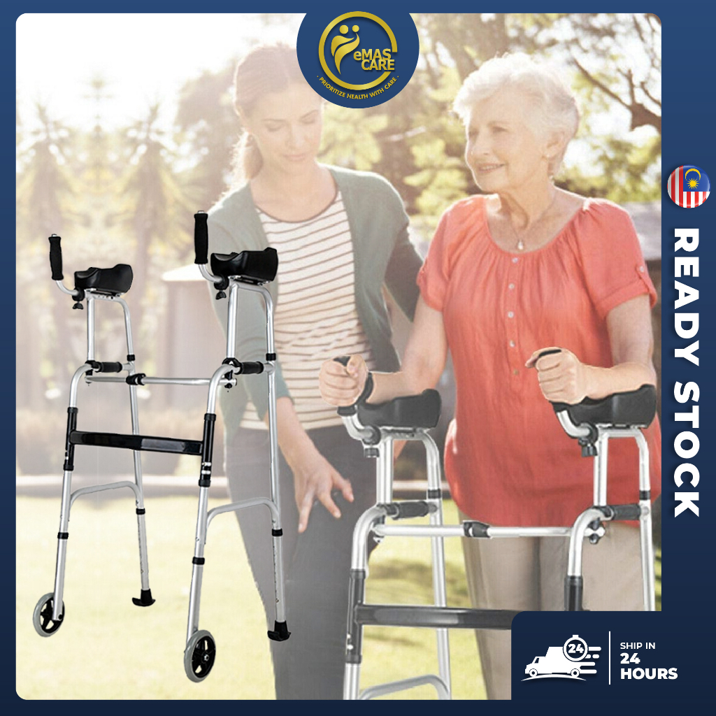 Elbow Support Walker Ergonomic Armrest Support Design, Soft Handle