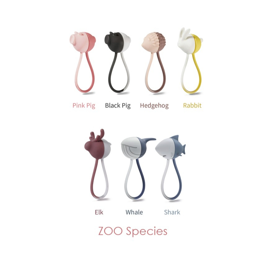 Zoo cable wraps with cute animal figurines | Shopee Malaysia