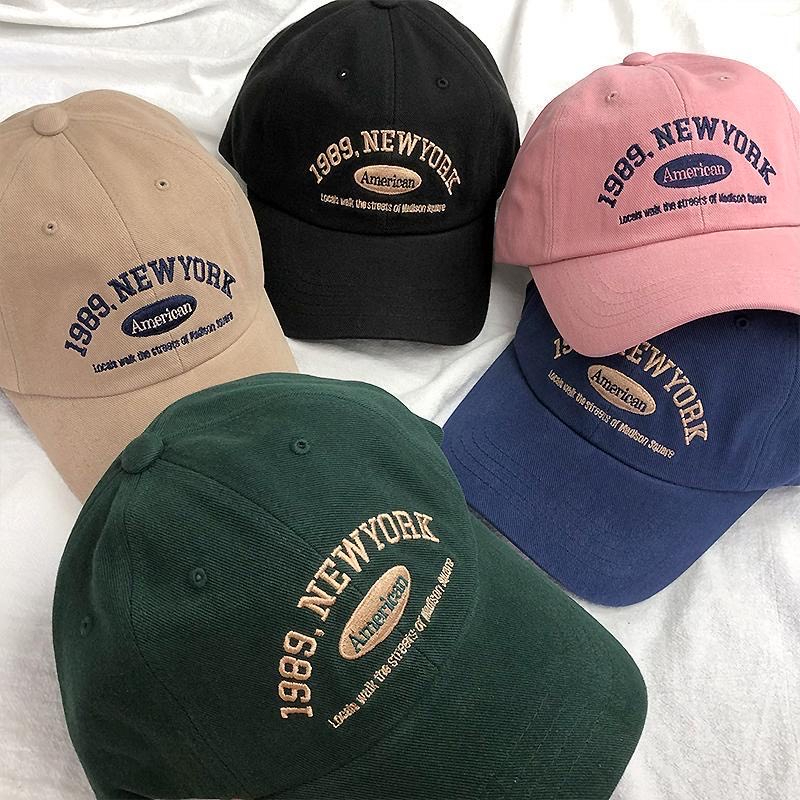 Stok Sedia Ada Topi Baseball Cap New York 1989 Design Hat Visors Cap