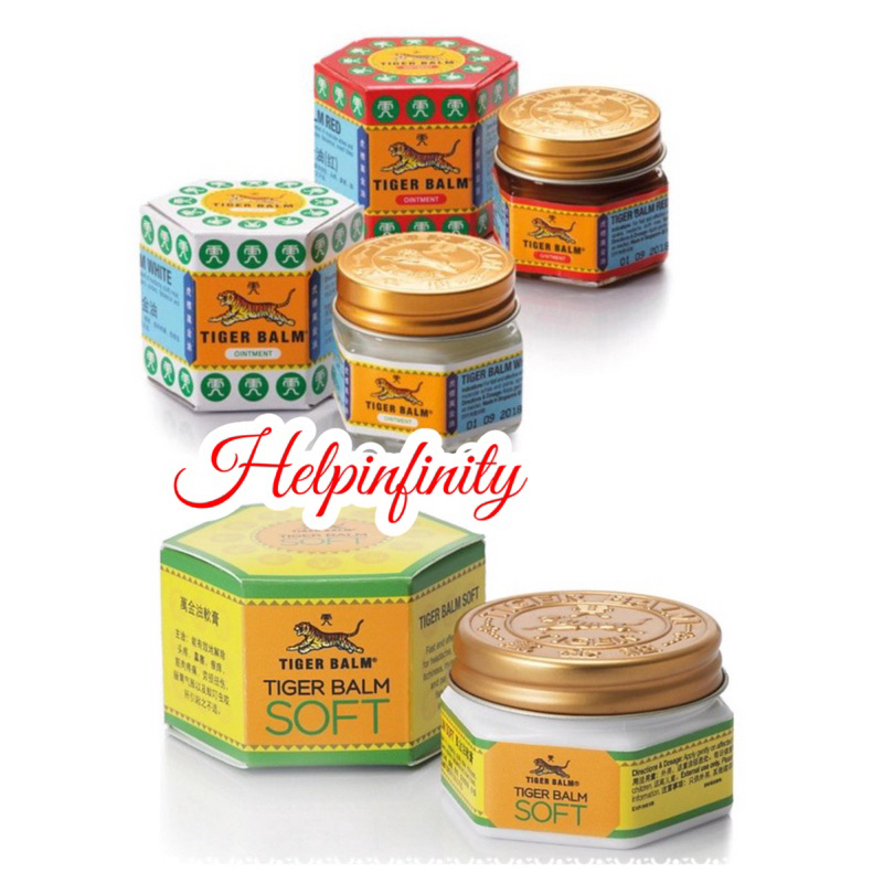 Tiger Balm White Ointment / Tiger Balm Plus Ointment / Tiger Balm Soft
