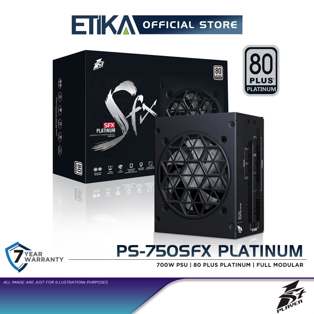 1st Player PS750SFX 750W Small Form Factor SFX Power Supply PSU 80