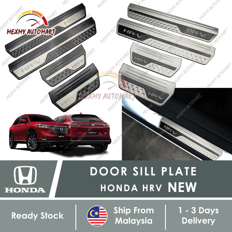 [NEW] HONDA HRV NEW 2022 2024 Car Door Side Step Sill Plate Chrome