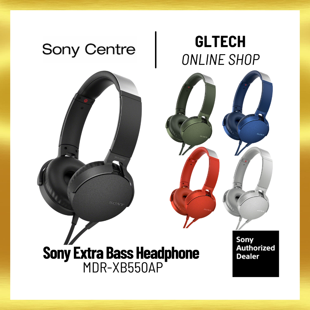 Sony Mdr Xb550ap Extra Bass Headphone Shopee Malaysia 0690