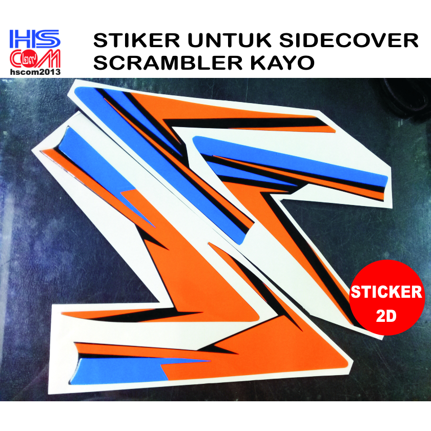 20230125-359 STICKER/STIKER UNTUK SCRAMBLER KAYO [SIDECOVER STIKER ...