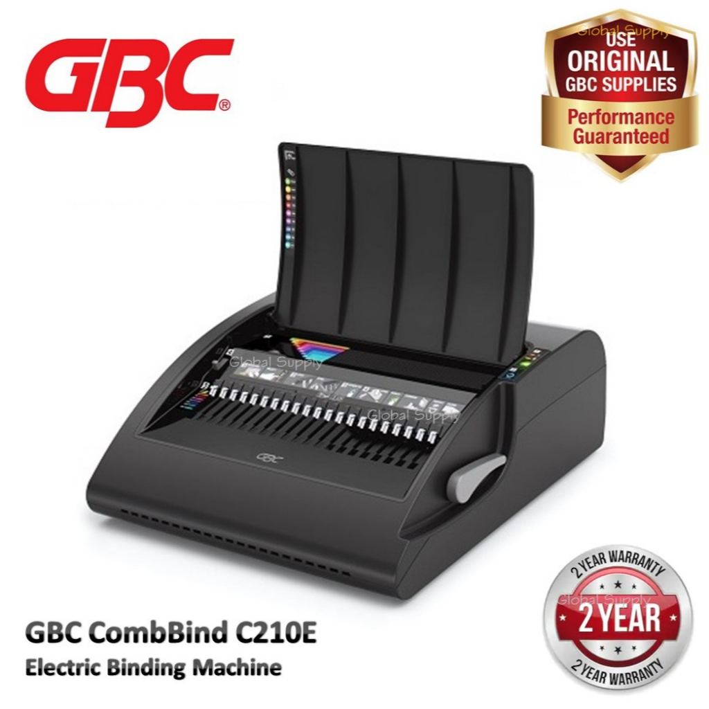 Electric Binding Machine Comb Bind GBC C210E Shopee Malaysia