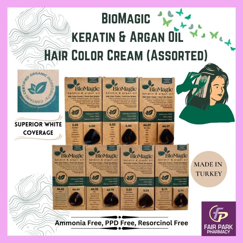 FPpharmacy Biomagic Hair Color Cream. Superior White Coverage. Organic ...
