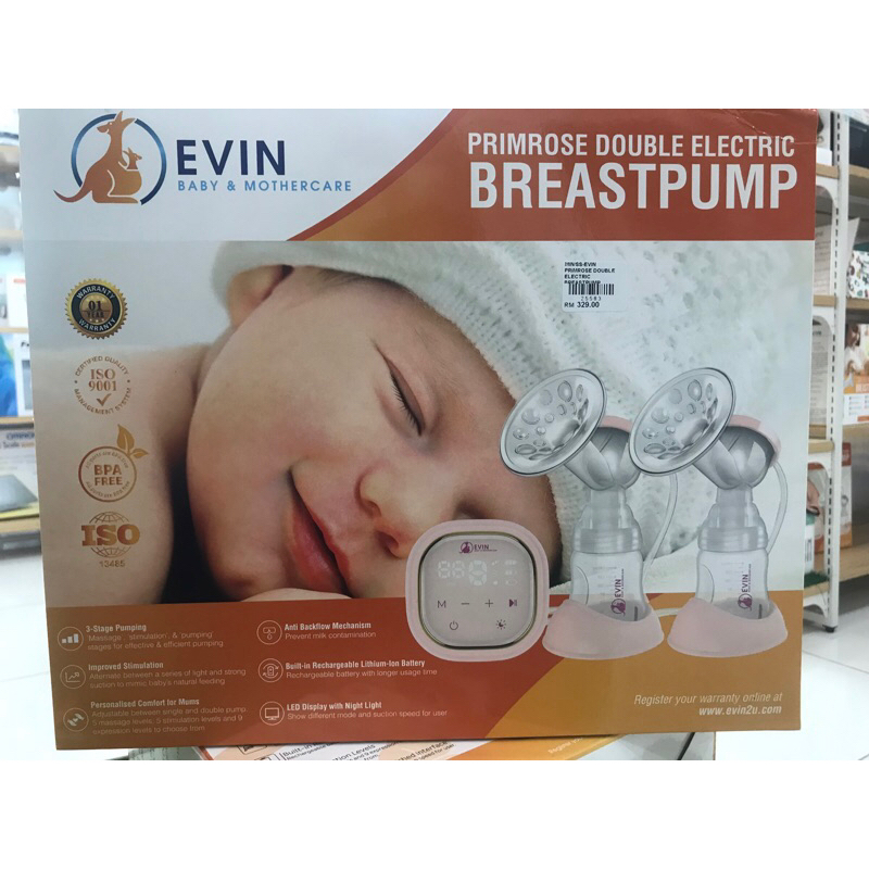 EVIN PRIMROSE DOUBLE ELECTRIC BREAST PUMP | Shopee Malaysia