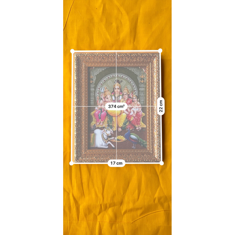 Sivan Family Photo with gold frame - Shri Sai Jothy Store | Shopee Malaysia