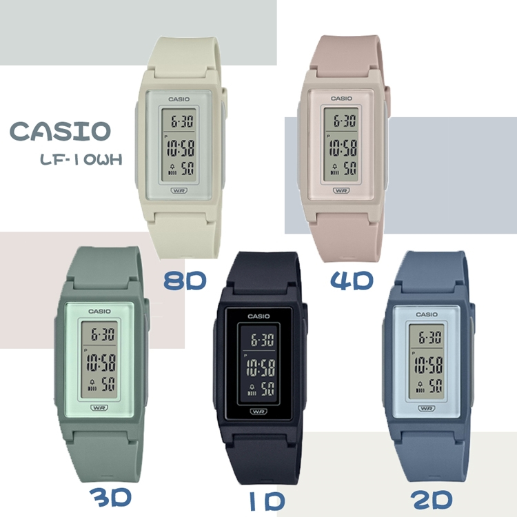 FREE SHIPPING 2 YEARS WARRANTY 100 ORIGINAL CASIO LADIES FASHION SLIM DIGITAL WATCH JAM TANGAN PEREMPUAN LF 10WH