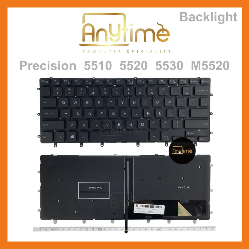 WWGTMC Replacement Keyboard For Dell Latitude 5520 5521 5530 5531 5540,Latitude 15 3540, Precision 3560 3561 3570 3571 3580 3581 7670 7680 7770 7780 Series Laptop US Layout Without Backlit 0N7N16