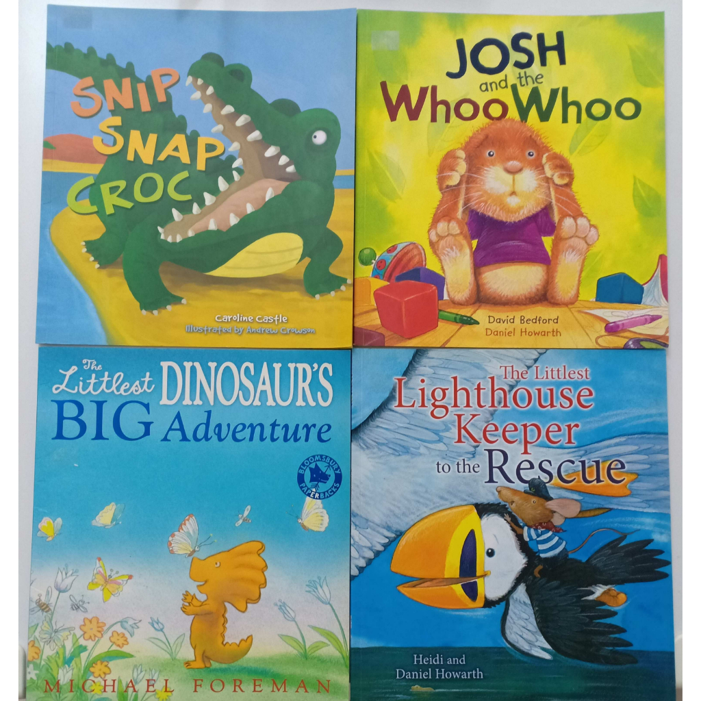 Children Books-snip Snap Croc, Josh And The Whoo Whoo,the Littlest 