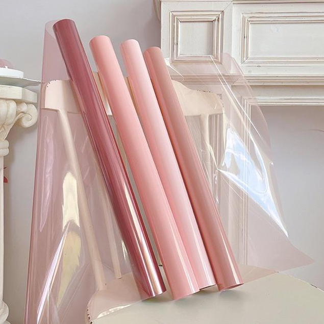 READY STOCK EzWrap.my Crystal Jelly Wrapping Paper Colorful Transparent ...