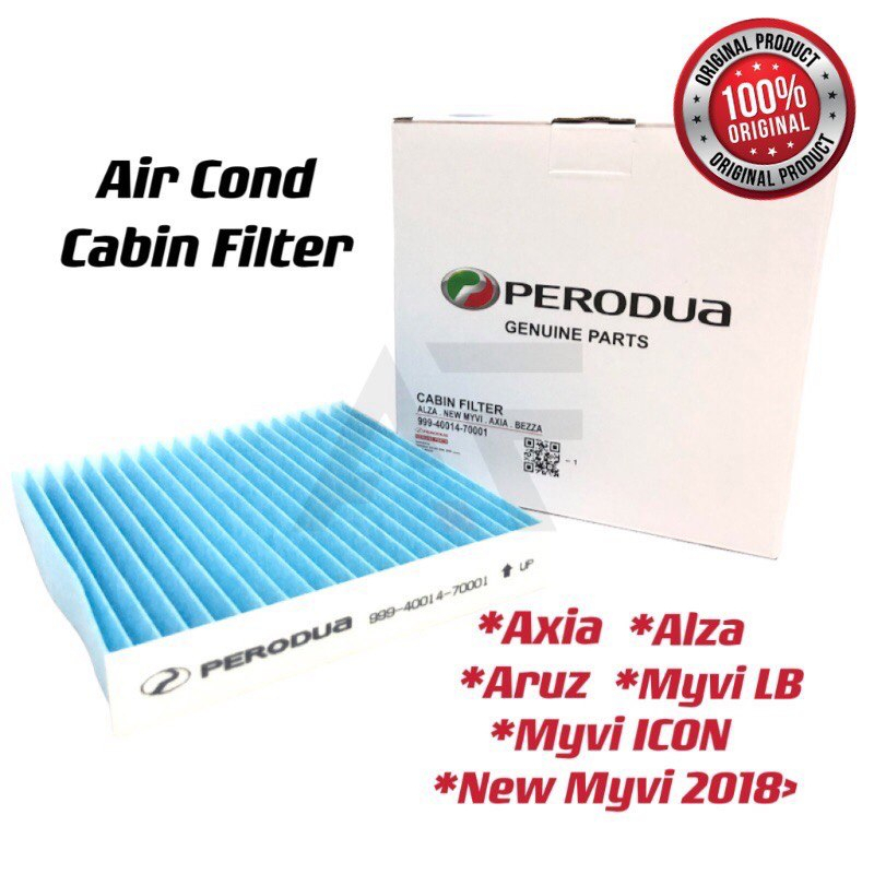 PERODUA Carbon Blue Bezza Aircond Filter Myvi Lagi Best Aircond Filter