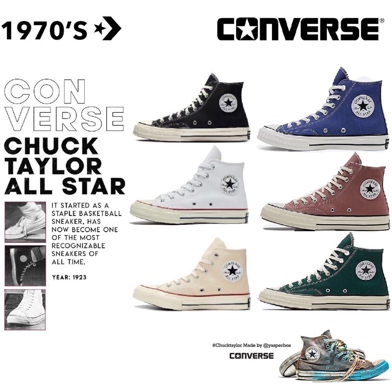 Limited Classic Converse Chuck Taylor All Star 70's HighCut Canvas ...