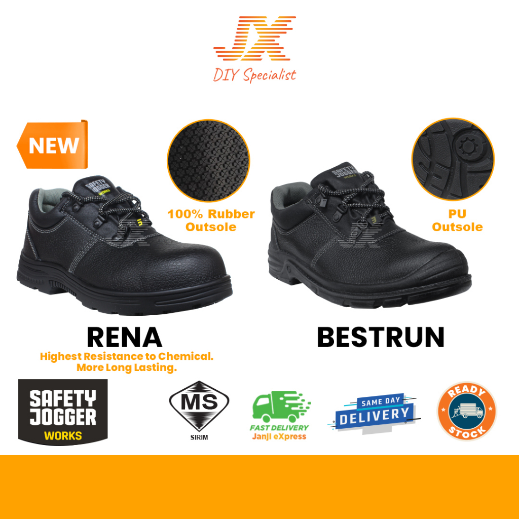 Safety Jogger Bestrun S3 SIRIM Low Cut Safety Shoes Kasut Keselamatan