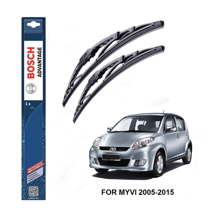 [ORIGINAL] Perodua Myvi 2005 - 2016 Bosch Advantage U-Hook Wiper Blade ...