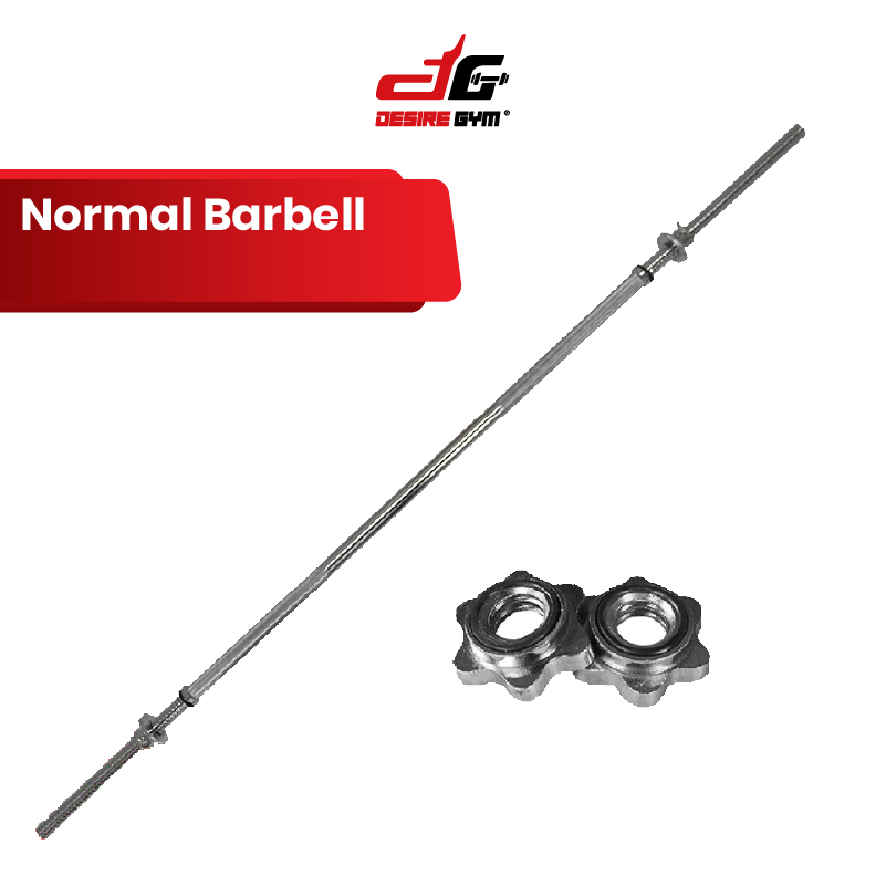 Desire Gym Straight Exercise Barbell Weight Lifting Bar 1.5 Meter 5