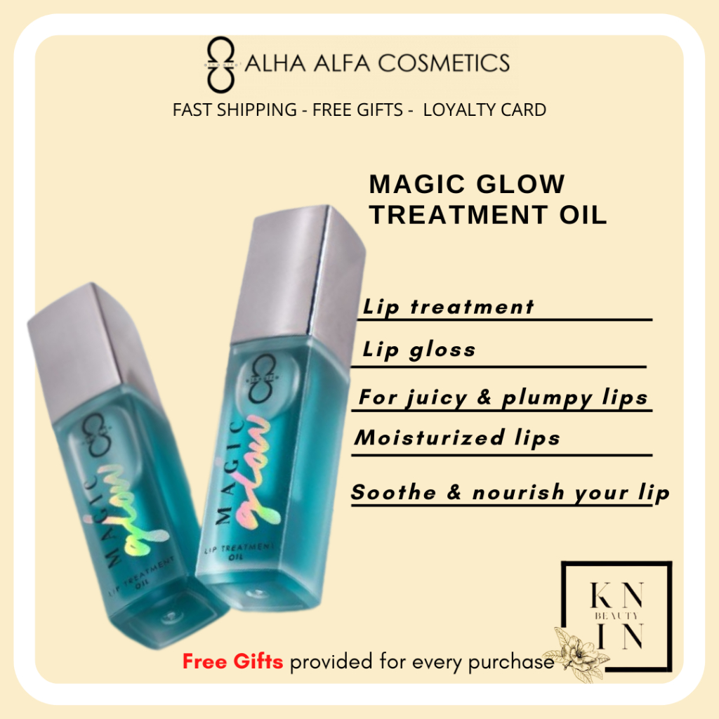 [ALHA ALFA] Magic Glow Lip Treatment Oil 5ml (Lip Treatment) Shopee