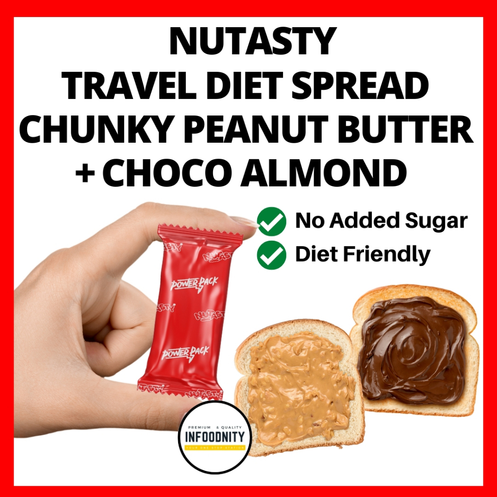NUTASTY POWERPACK Nutasty Peanut Butter No Sugar and Salt Keto Peanut