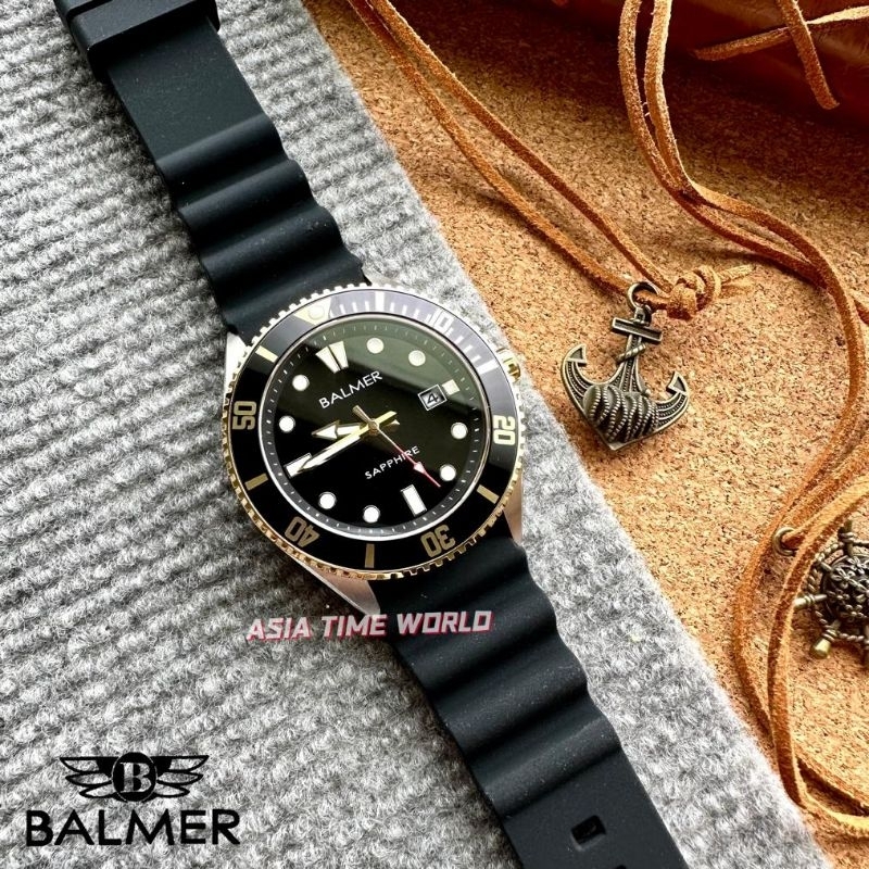 Balmer men's store leather watch