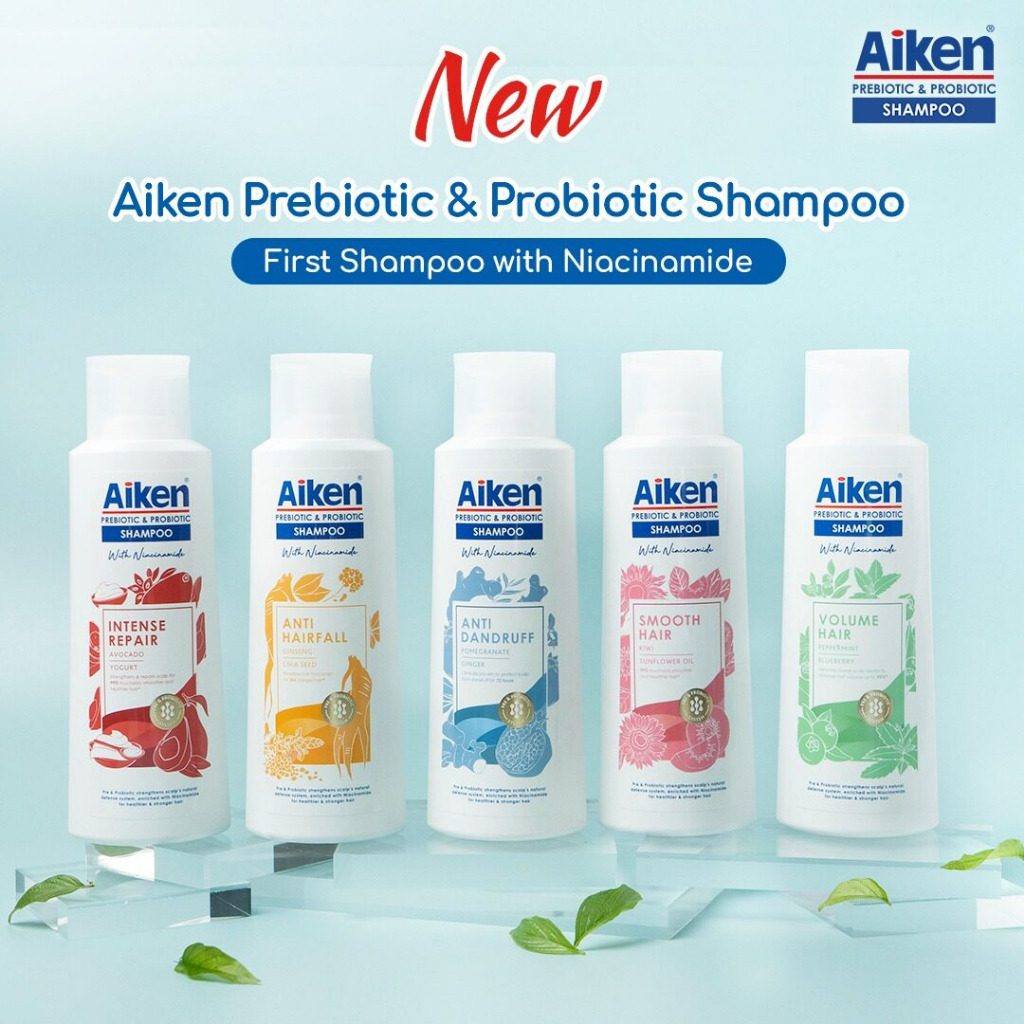 Aiken Prebiotic & Probiotic Shampoo 350G Shopee Malaysia