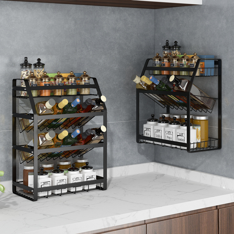 Rak Rempah Ratus Dapur Tempat Letak Rempah Bekas Balang Spice Rack ...