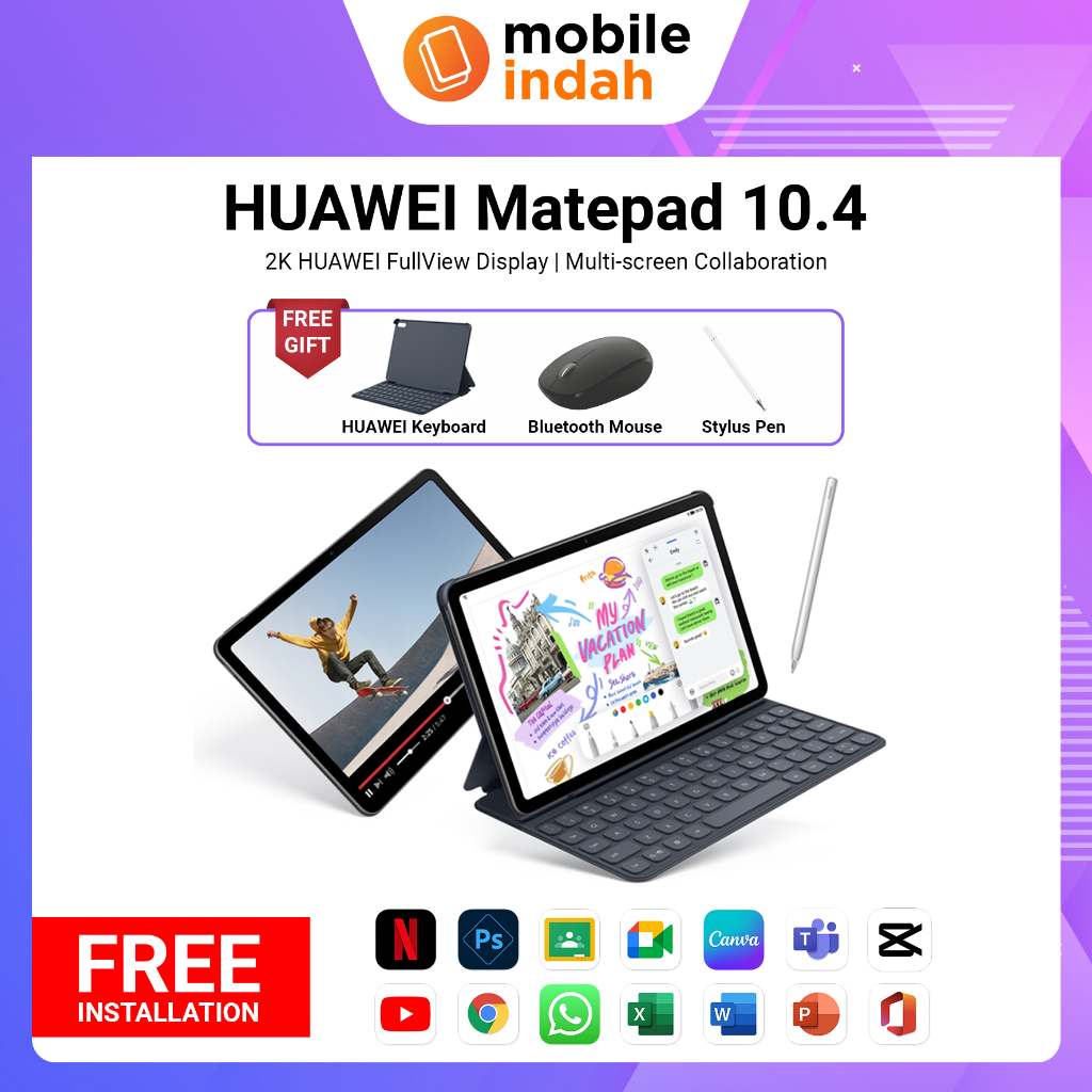 HUAWEI MatePad 10.4 2022 LTE 4GB RAM 128GB ROM | MatePad T10 / T10s ...