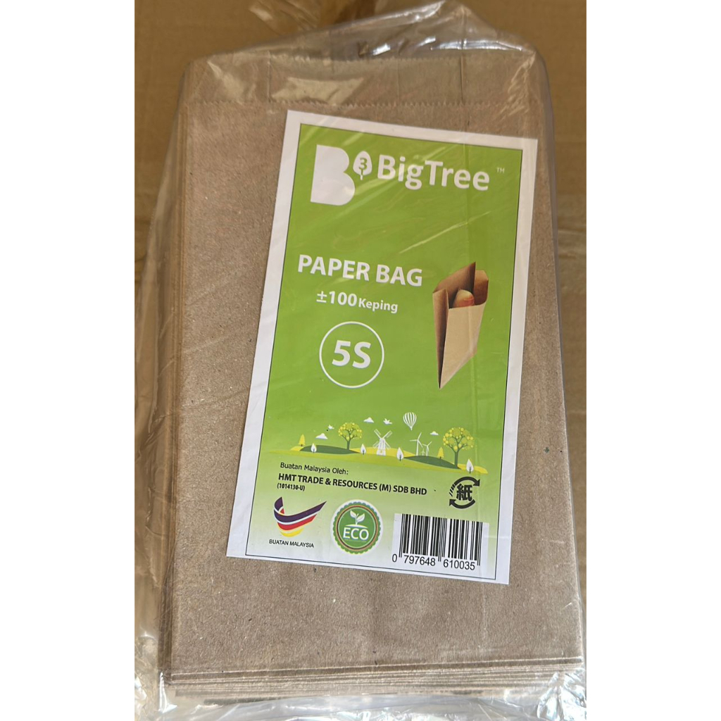 100PCS 5S PAPER BAG/SATCHEL BAG/WHOLESALE PRICE | Shopee Malaysia