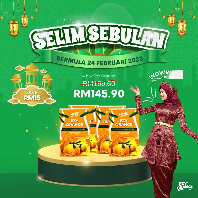 🔥PROMO RAYA🔥 EZY ORANGE ORIGINAL HQ🔥 SELIM BERKEBAYA SEBELUM RAYA🔥 ...