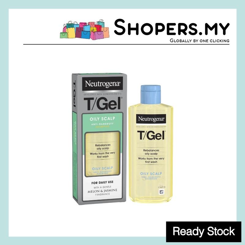 Neutrogena T/Gel Oily Scalp Anti-Dandruff Shampoo (250ml) | Shopee Malaysia