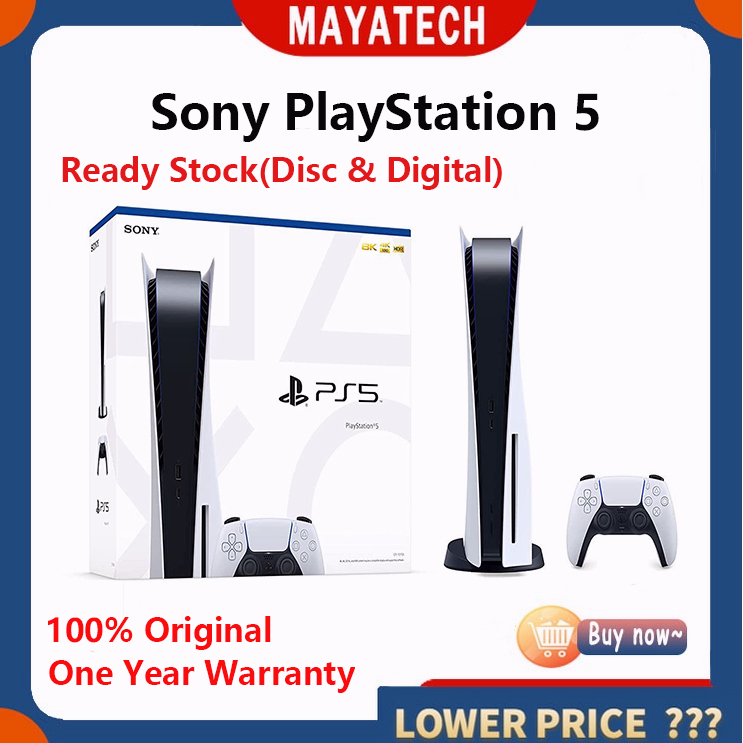 Ready stock】Sony Playstation5 PS5 Slim 1TB/825GB game console Digital  optical drive UHD 8K TV Malaysia Warranty