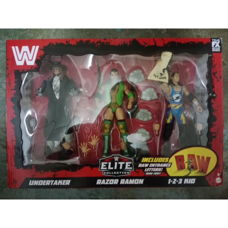 Mattel WWE Elite Raw 30th Anniversary Collector Box Set Undertaker ...