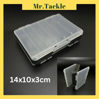 MR.T】 Pancing Box Lure Box 18x10x5CM Kotak Gewang Kotak Mancing Double Side  Open Fishing Accessories Tackle Box