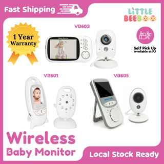 3.5''Display 2.4G Wirless Video Baby Monitor with Camera and Audio Feeding  Alarm 2-Way Audio Night Vision Temperature Monitor - AliExpress
