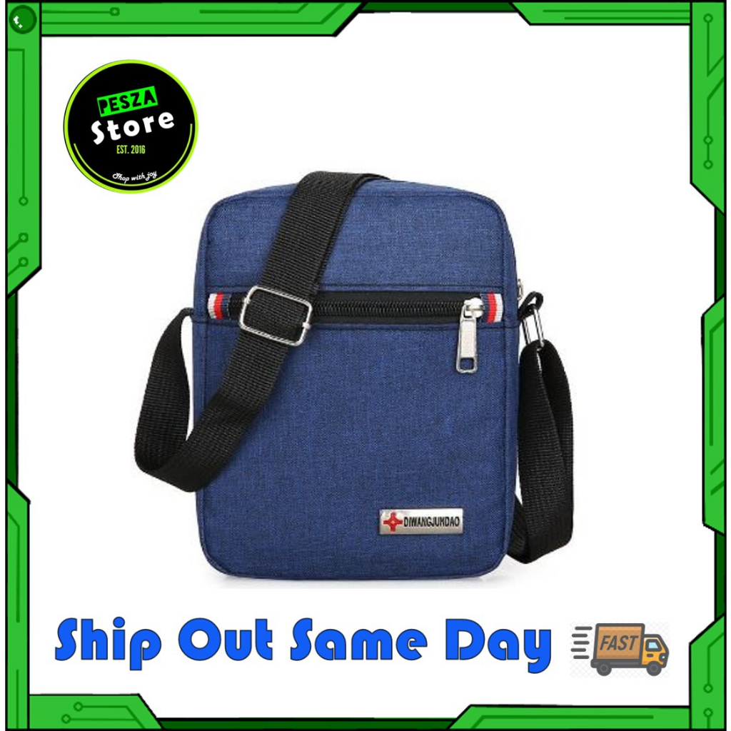 PESZA Sling Bag Shoulder Bag Sport Men Teenage Travel Office Dinner