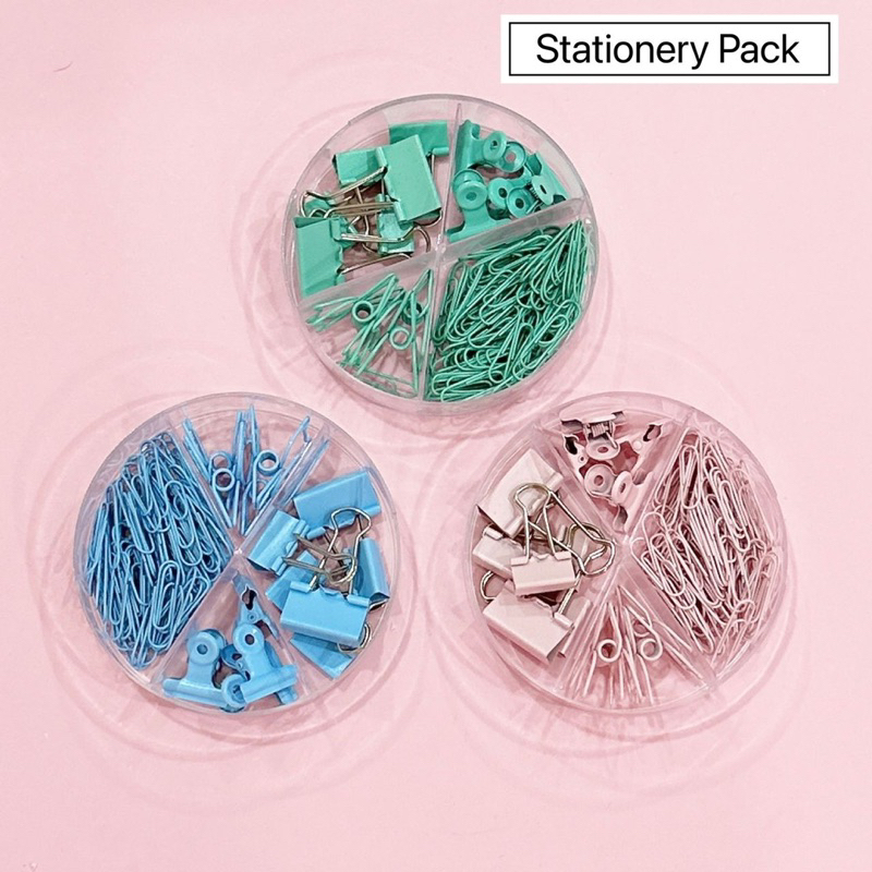 240Pcs Colo Office Clip Sets, Pape Clips Of