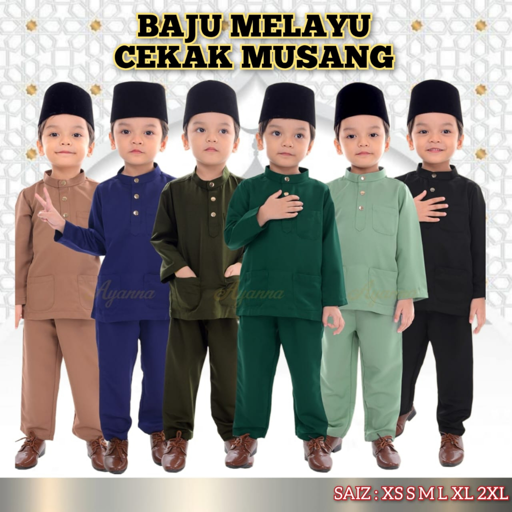 BAJU MELAYU BUDAK BAJU MELAYU KIDS BAJU MELAYU KANAK-KANAK BAJU MELAYU ...