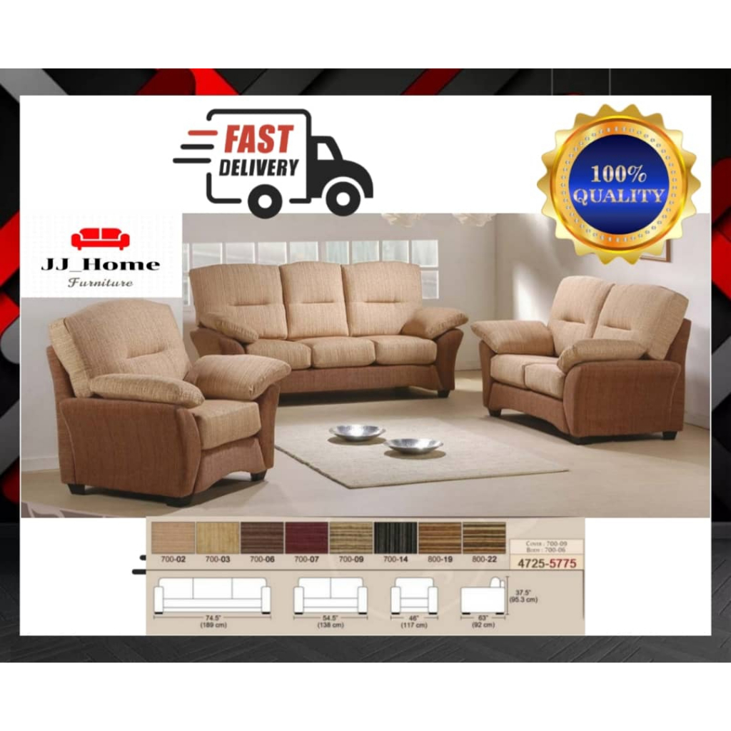 🔥ReadyStock🔥JOHOR Sofa Set (2+3) Shopee Malaysia