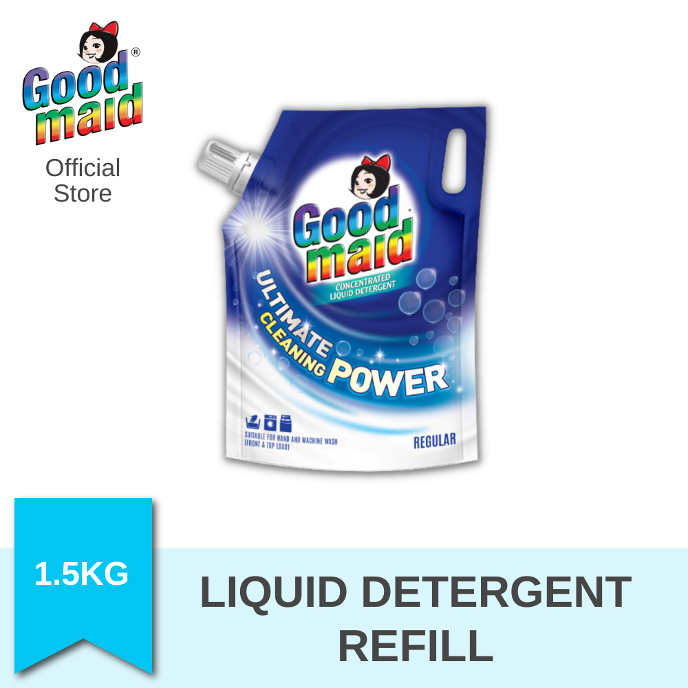 Goodmaid Con Laundry Liquid Detergent Refill Regular (1.5kg) Shopee Malaysia