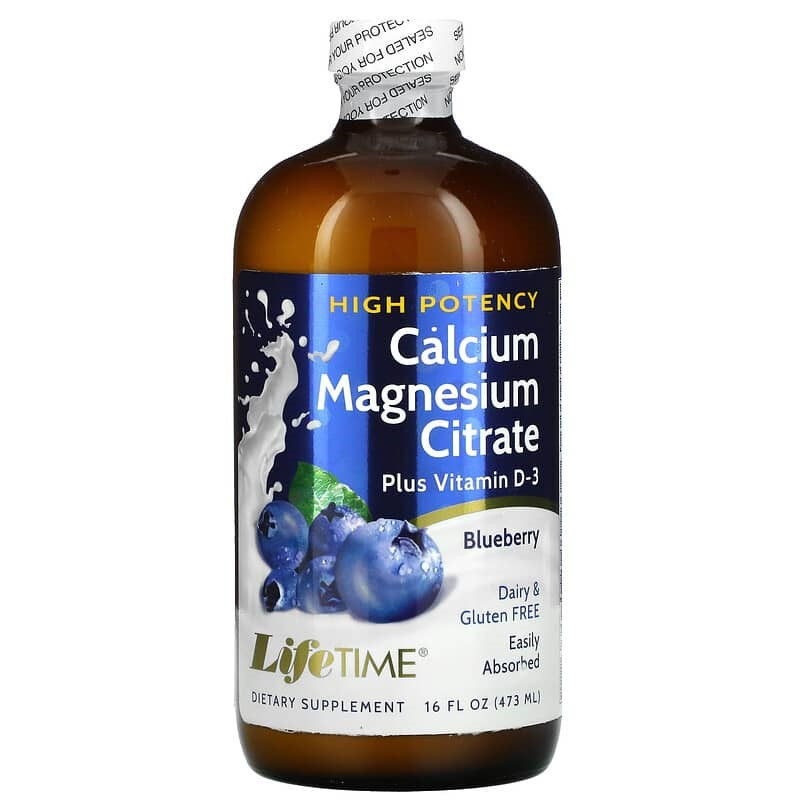 LifeTime Vitamins, High Potency Calcium Magnesium Citrate, Plus Vitamin