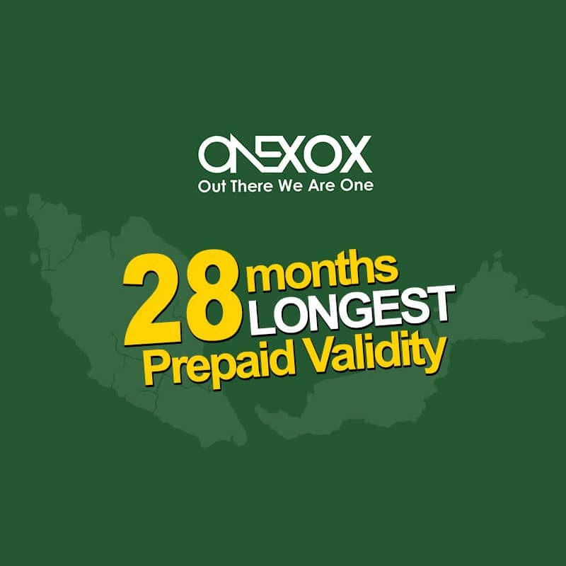 (Free Delivery) 28 Months Validity Onexox Prepaid Sim card Shopee
