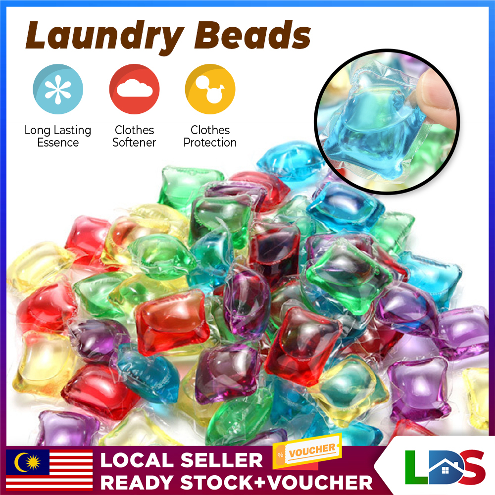 LDS Laundry Beads Capsule Detergent Ball Detergent Laundry Bead 3 In 1 ...